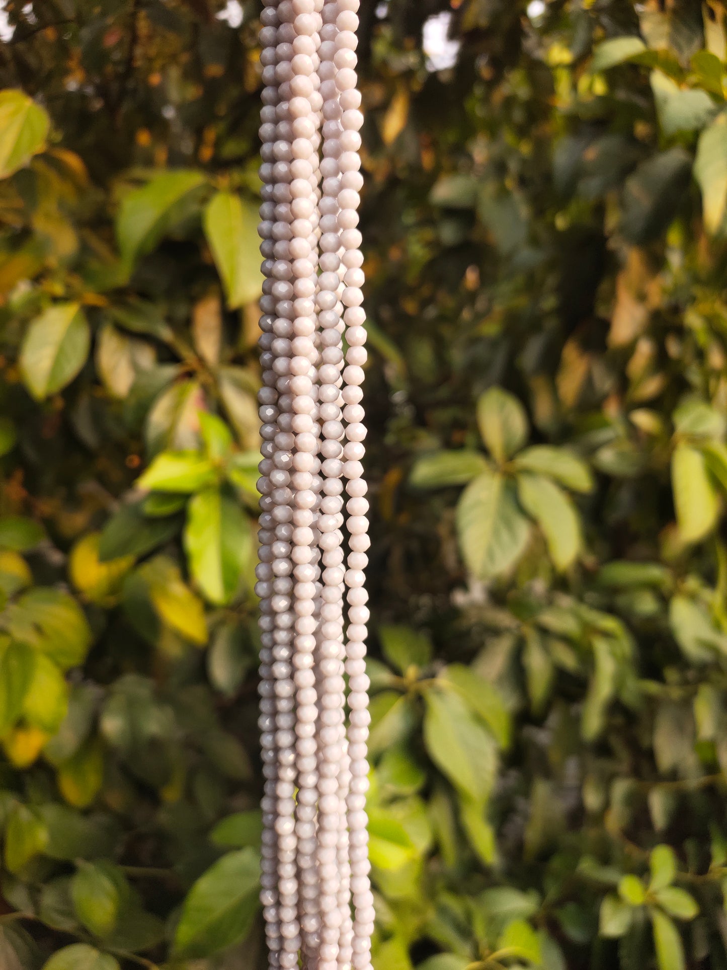 Crystal Beads-Grey 4mm
