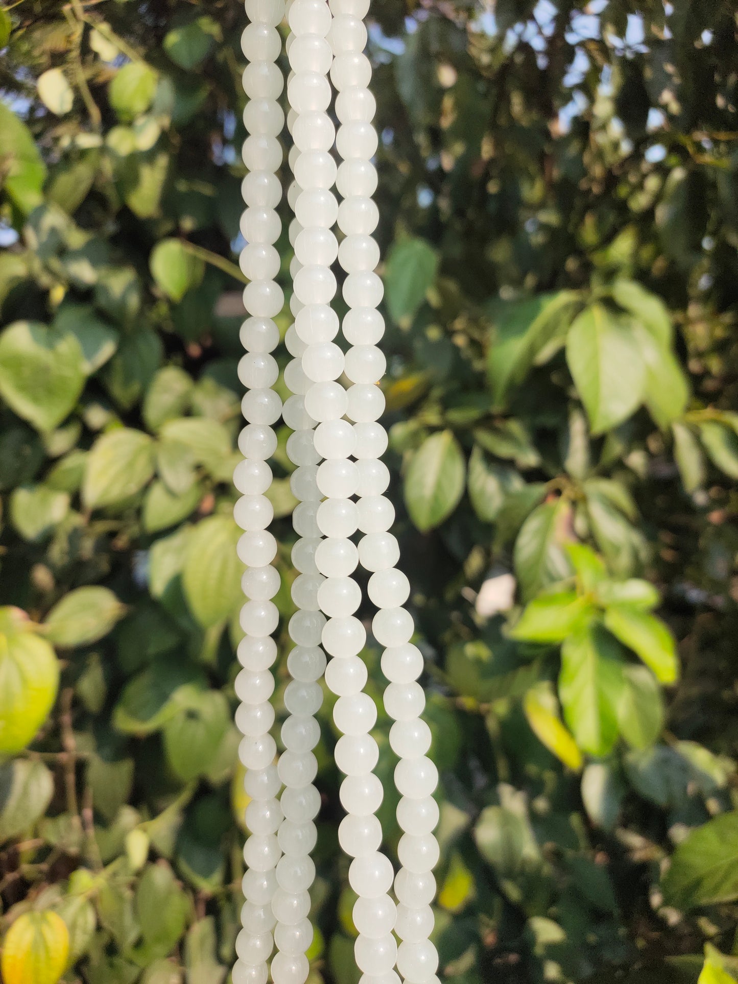 Glass Beads-White