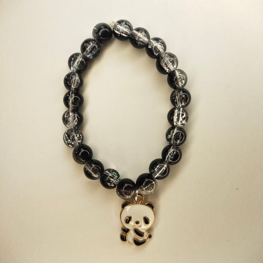 Panda Cracked bead bracelet