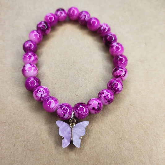 Violet Tie dye bracelet